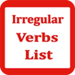 irregular verbs list android application logo